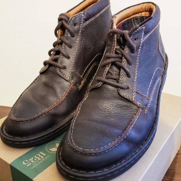 Clarks, Men's Kyros Mid, Brown Tumb,Casual Boot Size U.S. 8 M, Model 261-10607 - Picture 3 of 12